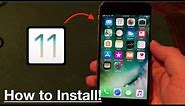 How to Install iOS 11 on iPhone, iPad, or iPod Touch!