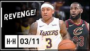 Isaiah Thomas Full Highlights Lakers vs Cavaliers (2018.03.11) - 20 Pts, 9 Assists vs LeBron!