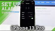 How to Set Up Alarm Clock on iPhone 13 Pro - Manage Alert Ringtone