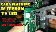 Cara flash ulang ic eeprom tv LED sharp aquos