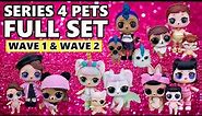 LOL Surprise Series 4 Pets FULL SET FAMILIES | L.O.L. Eye Spy Pets Wave 1 + 2 Family Reunions