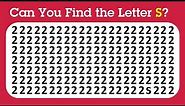 【Easy, Medium, Hard Levels】Can you Find the Odd Letter in 15 seconds?