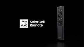 How to use SolarCell Remote with Neo QLED | Samsung