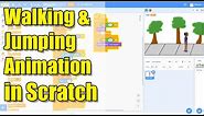 Walking And Jumping Sprite in Scratch - Animation for Beginners