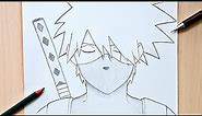 How To Draw Kakashi Hatake | kakashi Drawing Step by step Easy | Naruto : Tutorial