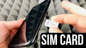 How to put Sim Card in iPhone XR 128gb