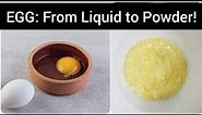 How to make EGG WHITE POWDER at home | how to dehydrate egg white naturally | dehydrate egg easy way