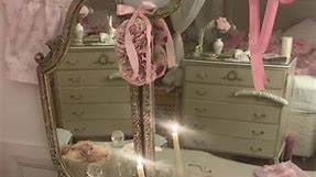 My favourite pink place! #coquette #pink #coquetteaesthetic #bows #coquetteday #coquettecore #vanity #pinkvanity #coquettevanity