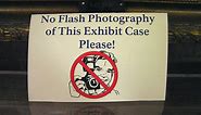 The Reasons and Myths Behind the "No Flash Photography" Sign