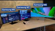 Samsung M5, M7, and M8 Smart Monitors Review