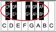 Piano Lesson 3: How To Label Piano Keys Part 3 - Piano Keyboard Layout