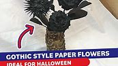 How To Make Gorgeous Gothic Flowers! *Paper*