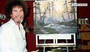 Bob Ross is unrecognizable without his iconic perm and beard in this old photo