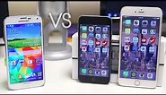 iPhone 6 vs iPhone 6 Plus vs Samsung Galaxy S5 - Full Comparison