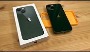 Unboxed : Apple iPhone 13 mini 256 GB (Green) & Accessories + First Boot-Up