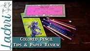 Arches Paper Review & Colored Pencil Tips - Lachri
