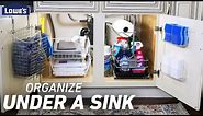 UNDER THE SINK | Storage and Organization Solutions