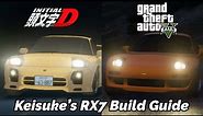 Initial D GTA Build Guide | Keisuke's RX7 (Early 4th Stage)