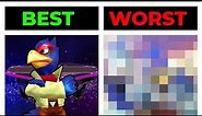 Best And Worst Version of Every Smash Character From Melee