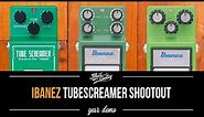Ibanez TUBESCREAMER Shootout - TS808 vs TS9DX vs TS9 - Gear Demo