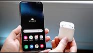 How To Connect AirPods To Samsung Galaxy S22!