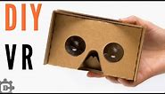 How to make vr cardboard Easy | vr headset at home