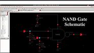 Cadence Virtuoso:: Design of NAND Gate Schematic || Part-1.