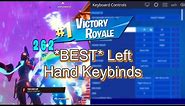 The *BEST* Left Hand Fortnite Keybinds - Fortnite Guide