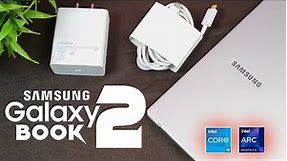 SAMSUNG Galaxy Book 2⚡Intel Core i5 Laptop With ARC GPU | Unboxing & Review🔥[Hindi]
