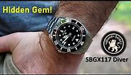 The First (and Best) GRAND SEIKO Quartz Diver! - SBGX117 Watch Review