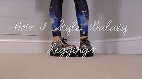 How I Style: Galaxy Leggings | sunbeamsjess