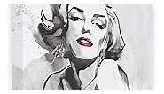 Stupell Industries Marilyn Monroe Ink Figure Illustration Canvas Wall Art, 16 x 20, Multi-Color