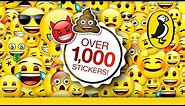 Awesome emoji sticker book