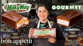 Pastry Chef Attempts to Make Gourmet Milky Way Bars | Gourmet Makes | Bon Appétit