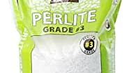 GROW!T JSPERL34 - Grade #3 Perlite, Super Course, (4 Cubic Feet) Hydroponic Perlite, White - Better Aeration and Drainage, Derived from a Natural Source, Odorless and Lightweight, Completely Sterile
