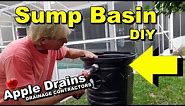 Add a Backyard Sump Basin and Sump Pump