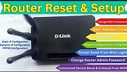 D-Link DIR-806IN : How to Configure dlink Router | Router Reset and Setup | How to Reset Router