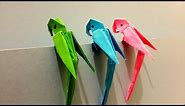 How to make Origami 3D Parrot - Best Origami Tutorial