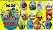 Surprise Eggs Opening Trolls Shopkins Hello Kitty Emoji Paw Patrol Kinder Chocolate