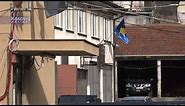 Leposavić, Zastava Kosova postavljena na zgradu vatrogasne stanice