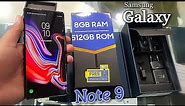 Samsung Galaxy Note 9 512Gb Unboxing Pakistan