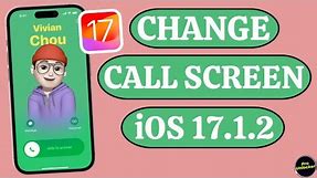 iOS 17.1.2! How To Change Call Screen on iPhone - iOS 17 | Customize Call Screen on iPhone (2024)