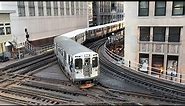 CTA HD 60fps: Chicago "L" Trains @ Tower 18 Interlocking on The Loop (2/8/19)