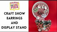 DIY Craft Show Earring Display and Easy Earrings to Make to Sell