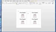 How to Create Two-Page Flyer in MS Office Word Document