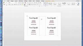 How to Create Two-Page Flyer in MS Office Word Document