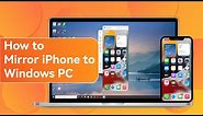 How to Mirror & Control iPhone on Windows PC in 2024