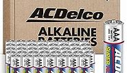 ACDelco 48-Count AAA Batteries, Maximum Power Super Alkaline Battery, 10-Year Shelf Life, Reclosable Packaging