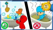 🛀 POCOYO AND NINA - Bubble Bath Time [90 min] | ANIMATED CARTOON for Children | FULL episodes