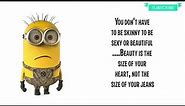 16 Funniest Health Advices From Minions!